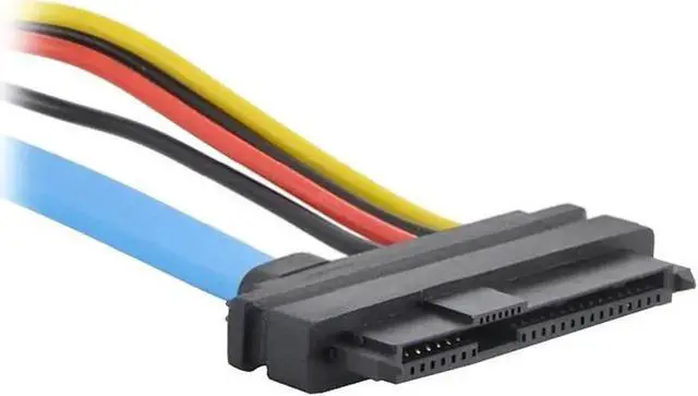 Alt view image 4 of 5 - Vszerda 2.3ft SFF-8482 SAS to SATA Adapter Cable,SAS Hard Disk Connected to Motherboard SATA Port Adapter Cable w/ 7 inch Molex 4pin Power Cable