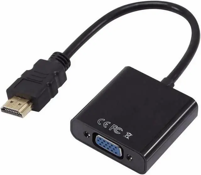 Alt view image 2 of 2 - Vszerda HDMI-compatible to VGA Video Active DAC Adapter Converter for Raspberry Pi / HD monitors / projectors - Full HD 1080P HDTV HDMI-compatible to VGA
