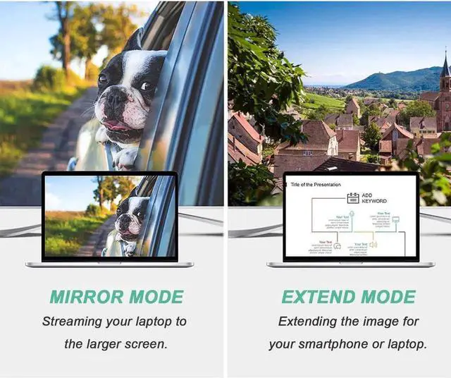 Alt view image 3 of 7 - Vszerda Mini DisplayPort to VGA, Mini DP Display Port to VGA (Thunderbolt Compatible) Gold Plated Male to Female Adapter 1080P Converter Compatible for ThinkPad SurfacePro PC, Black