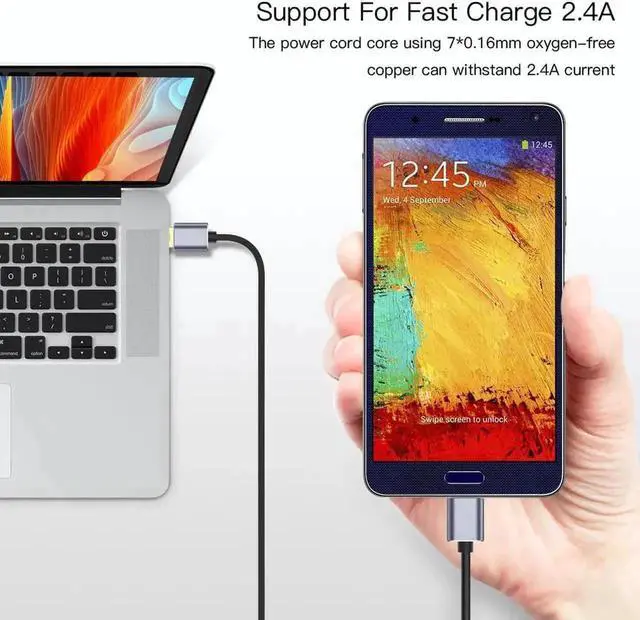 Alt view image 2 of 7 - Vszerda USB 3.0 to Micro B Cable Male to Male, USB 3.0 Type A to Micro B Data Sync Cable Fast Speed USB 3.0 Cord For External Hard Drive Disk HDD S-a-m-s-u-n-g S5 Note 3 (3.3ft/1M)