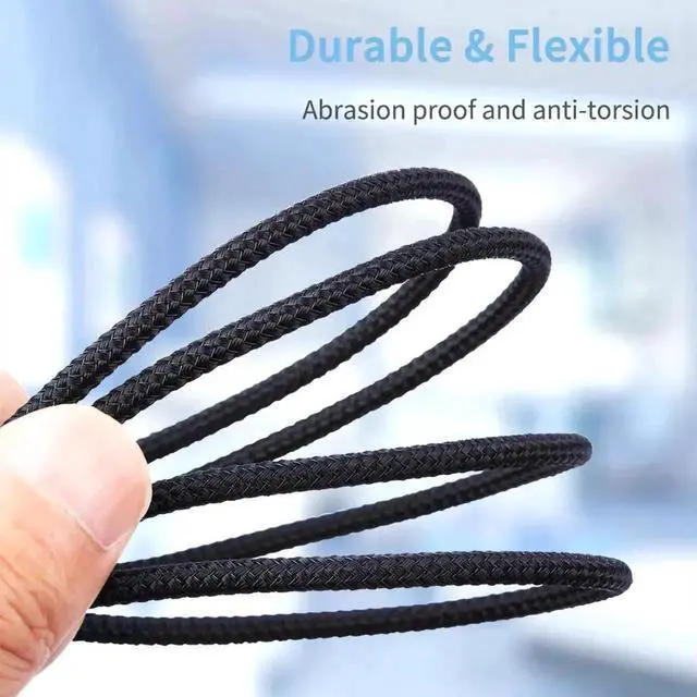 Alt view image 5 of 7 - Vszerda USB C to USB C Cable 60W, (2 Pack 4ft)Type C Fast Charging Cord Charger Compatible with Samsung Galaxy S22 S21 S20 Ultra Plus Note 20 10, Google Pixel 2/3/4 XL,iPad Air4, iPad Mini 6 (Black)