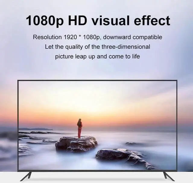 Alt view image 3 of 5 - Vszerda HDMI Female To VGA Male With Audio Adapter Computer Monitor TV Projector Converter