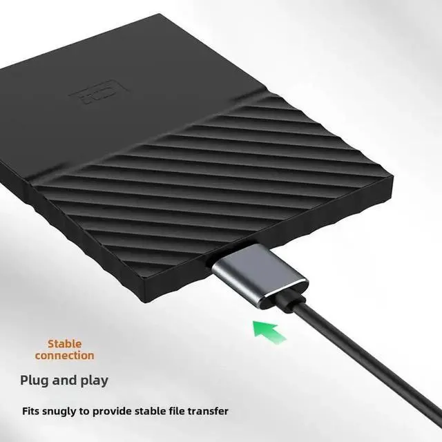 Alt view image 4 of 6 - Vszerda USB 3.0 A Male to Micro USB 3.0 Sync Cord,Data Wire Compatible for Toshiba,Samsung,My Passport and More External Hard Drive 1.64 ft.