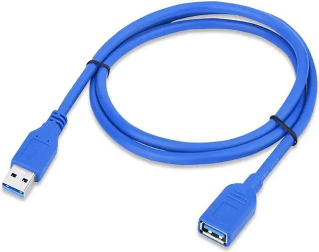 Alt view image 6 of 6 - Vszerda USB 3.0 Extension Cable 5ft, USB 3.0 Extension Cable - A-Male to A-Female for USB Flash Drive, Card Reader, Hard Drive, Keyboard, Mouse, Printer, Camera