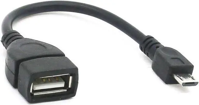 Alt view image 3 of 4 - Vszerda 2 Pack USB 2.0 OTG Cable,Micro USB to USB Adapter, On The Go Adapter Micro USB Male to USB Female for Samsung S7 S6 Edge S4 S3, LG G4,Android Devices (Black)