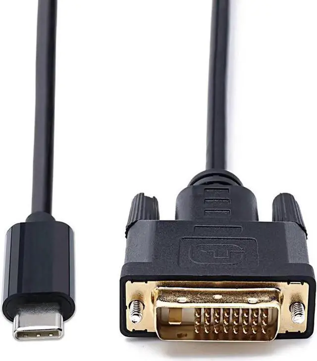 Main image of Vszerda USB C to DVI Cable, (DP Alt Mode) USB 3.1 Type-C Thunderbolt 3 to DVI(24+1) Adapter Converter,Compatible with MacBook Pro,ChromeBook Pixel,Samsung S8,iPad Pro 2018 - 1920x1080p -6FT