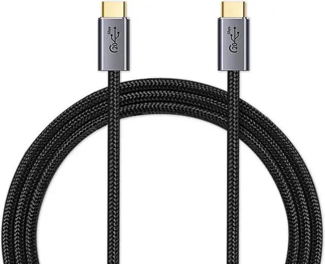 Alt view image 4 of 5 - Vszerda USB C to USB C 3.2 20Gbps Cable, USB C 3.2 Gen 2×2 Cable for 8K@60Hz Video , PD 100W Fast Charging Compatible with MacBook Air Pro Yoga 4K 2K Type C Display Monitor - 3.3FT