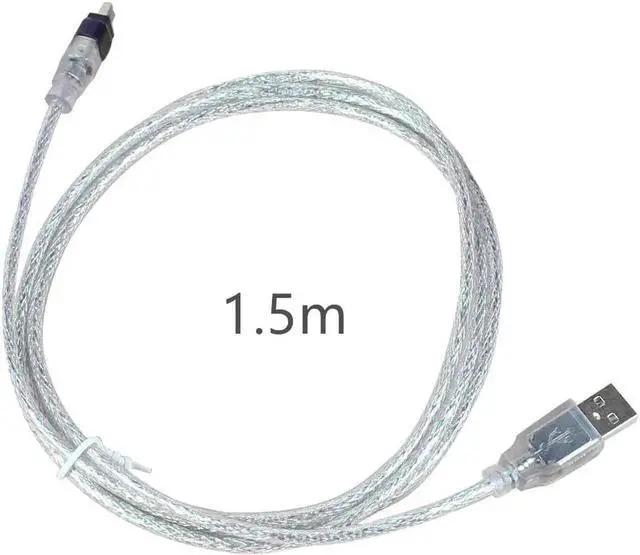 Alt view image 4 of 5 - Vszerda 1.5M 4P 4 Pin to 4Pin / 6 Pin/USB 2.0 Male IEEE 1394 Adapter Cord Extension Cable for Firewire iLink Mini DV Camera Camcorder (1394 4P to USB 2.0)