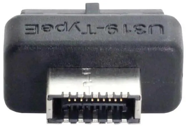 Main image of Vszerda Overmold Motherboard USB 3.0 19/20Pin to USB 3.1 Type-E Front Panel Socket Extension Adapter