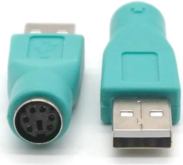 Main image of Vszerda 3PCS USB Female in to Male Adapter Converter for PS2 Computer PC Keyboard Mouse