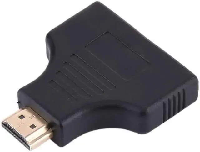 Alt view image 3 of 6 - Vszerda 1Pcs HDMI to HDMI Converter Y Splitter 1080P 1 in 2 HDMI Splitter Male to 2 Female conversion Head Adapter Male to Female Connector