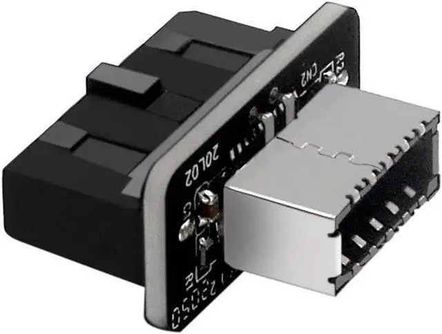 Main image of Motherboard Internal USB 3.0 20Pin/19P Header to Type-E A-Key USB 3.1 20 Pin Adapter for Type C Front Panel Chassis Bracket (Straight Type)