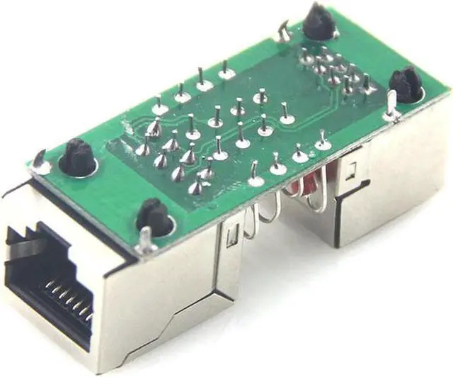 Alt view image 5 of 6 - Surge Thunder Lightning Protector RJ45 Network Coupler Adapter, Cat6 7 5E Network Lan Cable RJ-45 In-Line Connector Extender