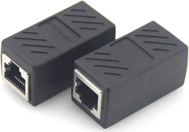 Alt view image 2 of 4 - RJ45 Ethernet Coupler Cat 8 Cat7 Cat6 Cat5e SSTP - Network Jack In-Line Female to Female Lan Patch Cord Cable Extender Connector Adapter 1pack