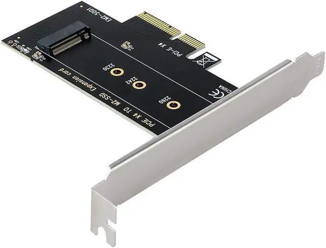 Alt view image 3 of 6 - NVME PCIe Adapter, M.2 NVME SSD to PCI Express 3.0 Host Controller Expansion Card with Low Profile Bracket,M.2 M-Key NVME to PCIe X4 Adapter for PC, Support 2230 2242 2260 2280
