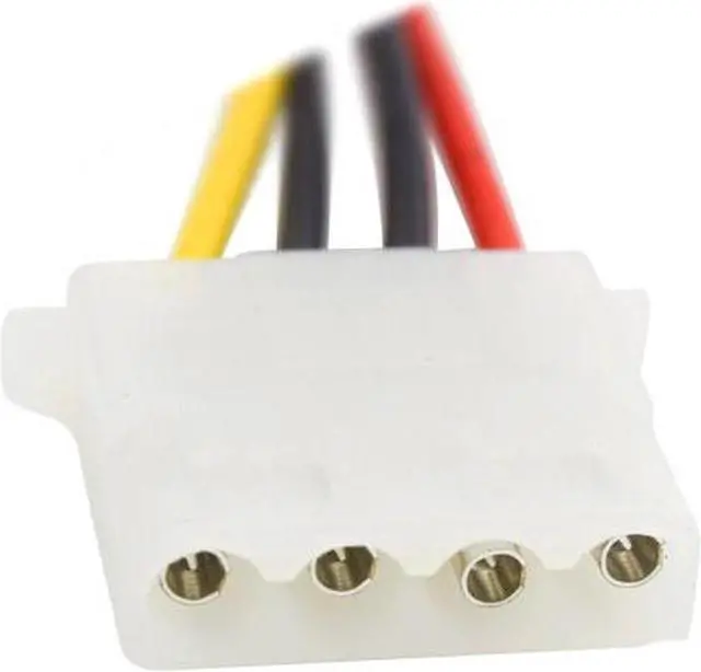 Alt view image 4 of 4 - Molex 4pin Internal Power Extension Cable, Computer Power Supply PSU 12V/5V IDE 4-Pin Extender Cord for Hard Drive Disk HDD DVD CD-RW Combo - 14 Inches