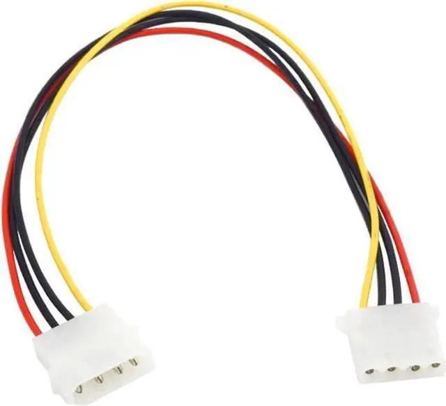Alt view image 2 of 4 - Molex 4pin Internal Power Extension Cable, Computer Power Supply PSU 12V/5V IDE 4-Pin Extender Cord for Hard Drive Disk HDD DVD CD-RW Combo - 14 Inches