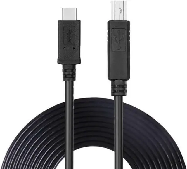 Alt view image 3 of 4 - USB C to USB B Printer Cable, USB 2.0 Type C to Type B Male to Male Cable, Compatible with MacBo