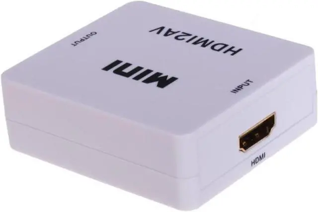 Alt view image 3 of 7 - Mini Composite 1080P HDMI to RCA Audio Video AV CVBS Adapter Converter For HDTV