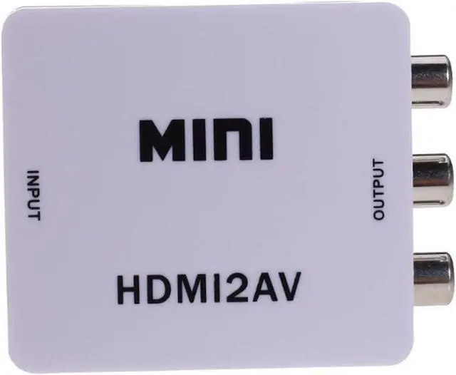 Alt view image 2 of 7 - Mini Composite 1080P HDMI to RCA Audio Video AV CVBS Adapter Converter For HDTV