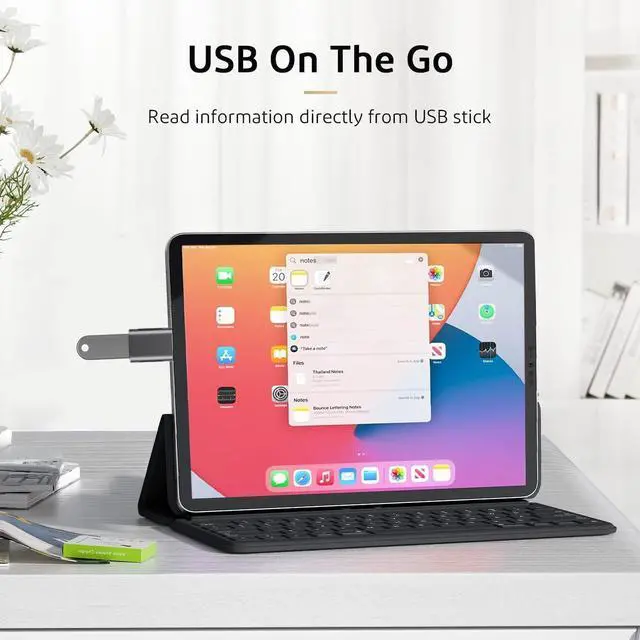 Alt view image 7 of 7 - Upgrade 10Gbps USB C to USB 3.0 OTG Adapter (4 Pack), USB Type C Male to USB A Female, Thunderbolt 4/3 to USB Converter for M-ac-Book Pro/Air, i-Pad, i-Mac and More Type C Devices - Space Grey