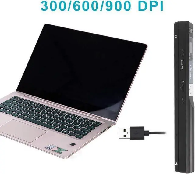 Alt view image 4 of 7 - Portable Scanner iSCAN 900 DPI A4 Document Scanner Handheld for Business, Photo, Picture, Receipts, Books, JPG/PDF Format Selection, Micro SD Card Hand Scanner