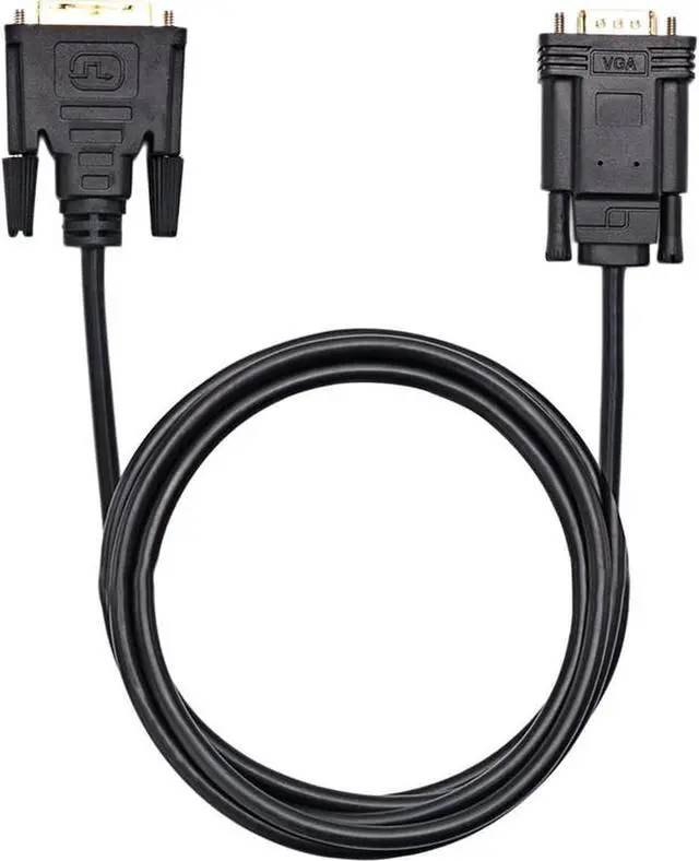 Alt view image 7 of 7 - Active DVI to VGA, 6FT DVI 24+1 DVI-D M to VGA Male with Chip Active Adapter Converter Cable for PC DVD Monitor HDTV