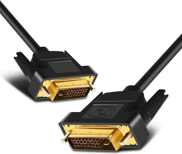 Alt view image 2 of 7 - Vszerda High Speed DVI to DVI Cable 10ft/3M, Gold Plated Plug DVI-D 24+1 Cable Male to Male Digital Video Monitor Cable,Support 1080P, for Gaming, DVD, HDTV and Projector