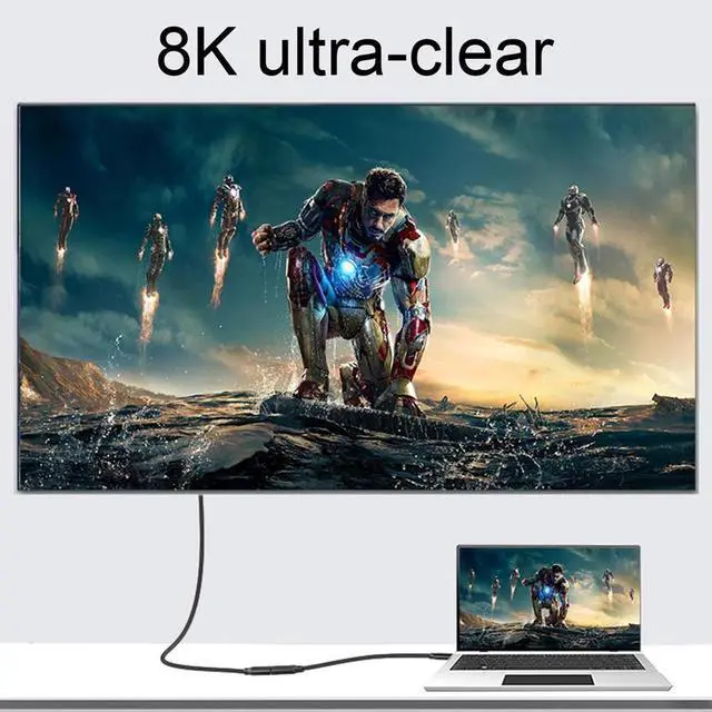 Alt view image 4 of 7 - 240W USB4 Cable 3.3Ft / 1M, USB C, Type C to Type C Charging Cord, 240W Power Delivery, 8K 60HZ Display, 40Gbps, Compatible with Thunderbolt 3, MacBook Pro,Intel CPU,TS4 Docking,SSD Storage and More