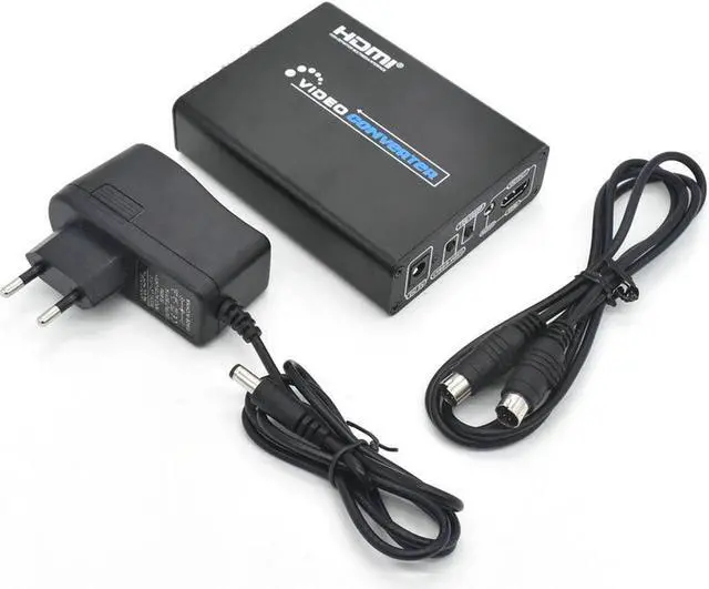 Alt view image 7 of 7 - 3RCA CVBS Composite & S-Video R/L Audio to HDMI Converter Adapter Support 720P/1080P with 3RCA S-Video Cable for NES SNES N64 PS2 PS3 HDTV