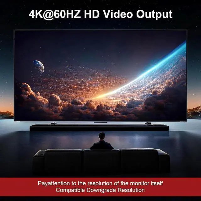 Alt view image 6 of 7 - USB 3.0 HDMI KVM Switch 2 Montiors 2 Computers, 4K@60Hz Dual Monitor KVM Switch with 3 USB 3.0 Ports and Audio, 2 Port KVM Switch with Dual Monitor Cross Display for 2 Computers