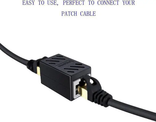 Alt view image 7 of 7 - RJ45 Coupler, Ethernet Coupler, Ethernet Cable Extender Adapter, Ethernet Coupler for Cat 7 Cat6 Cat5 Cat5e Ethernet Cable Coupler Network Coupler, Female to Female (5 Pack)