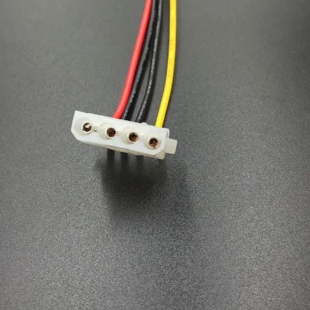 Alt view image 2 of 4 - New SATA to 4Pin Power Cable Serial ATA 15pin Male to Molex IDE 4pin Female Power Supply Cable for BTC Miner Mining Machine 20CM