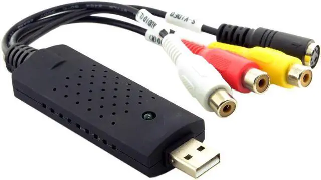 Alt view image 6 of 7 - USB 2.0 Audio Video CAP TV DVD VHS S-Video Capture DVR Sureveillance 4 Channel