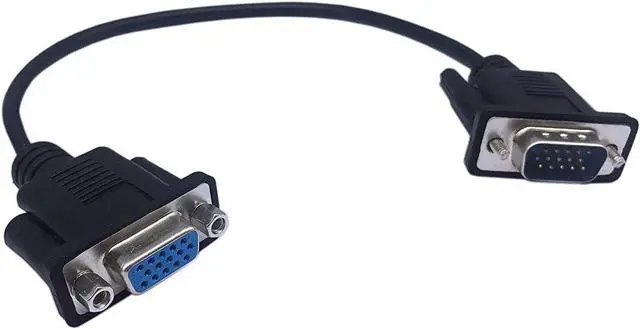 Main image of 1ft VGA SVGA 15 Pin HD15 Male to Female Adapter Video Monitor Extension Cable for PC Laptop TV Porjector