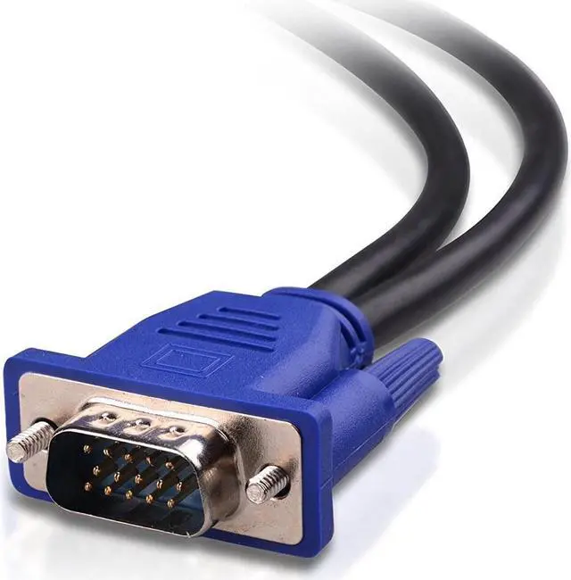 Alt view image 6 of 7 - VGA Monitor Y-Splitter Cable,VGA 1 Male to Dual 2 VGA Female Adapter Converter Video Cable for Screen Duplication - 1 Foot