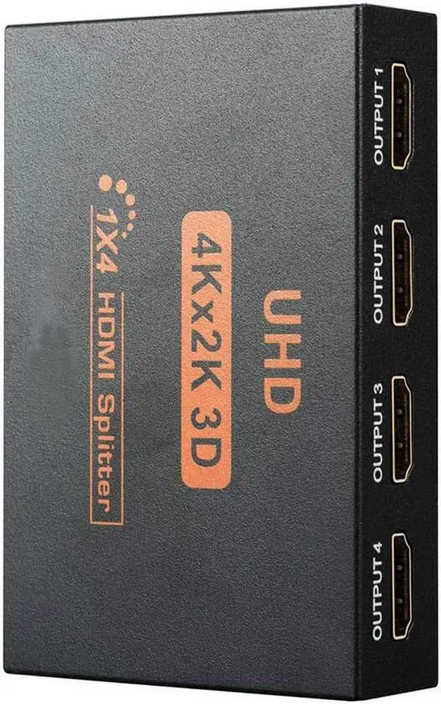 Alt view image 3 of 6 - HDMI Switch HDMI Splitter 4K 1x4 to 4 Ports Charging Splitter Video Switcher Splitter Support 2K x 4K 2160P& 3D HD Audio