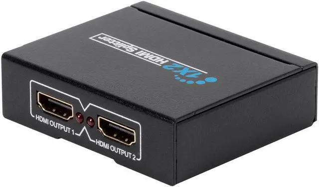 Alt view image 2 of 6 - 4K Mini 1x2 HDMI Splitter | USB-Powered, 4K Ultra HD, 1080p @60Hz
