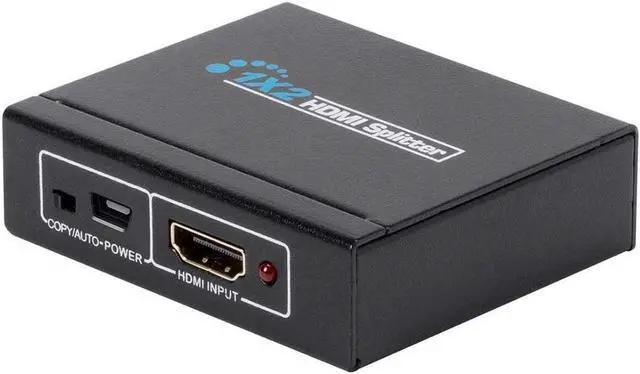 Alt view image 6 of 6 - 4K Mini 1x2 HDMI Splitter | USB-Powered, 4K Ultra HD, 1080p @60Hz
