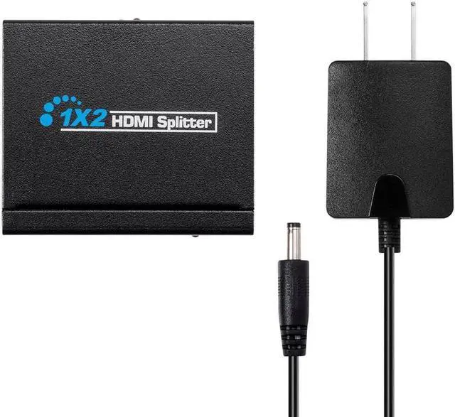 Alt view image 5 of 6 - 4K Mini 1x2 HDMI Splitter | USB-Powered, 4K Ultra HD, 1080p @60Hz
