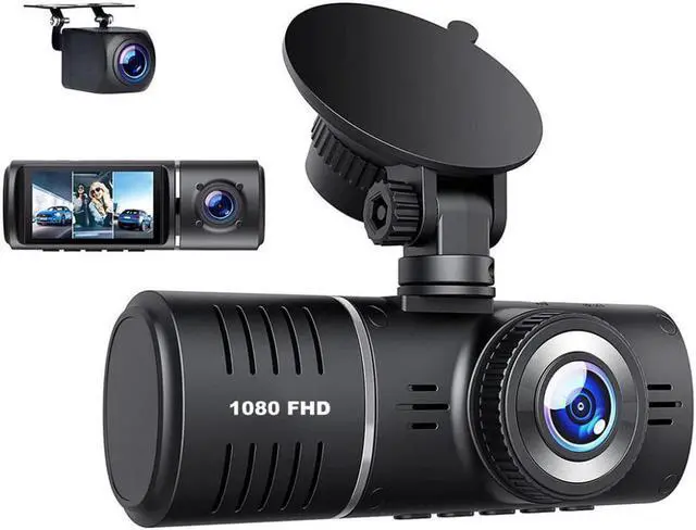 Main image of 3 Channel Dash Cam 3 Channel 1080P+720P+720P Car Dvr Camera Driving Recorder,2.45 Inch Car Dash Camera,24/7 Parking Mode,Night Vision,Loop Recording,G-sensor,Seamless 1080P Video,HDR,Support 64GB Max