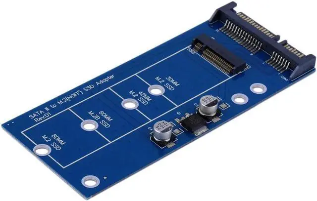 Alt view image 4 of 5 - Speed M2 NGFF ssd SATA3 SSDs Turn Sata Adapter Expansion Card Adapter SATA to NGFF -capacity -power