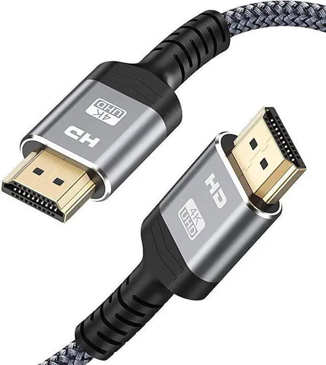 Main image of 4K HDMI Cable, 3.3FT/1M High Speed 18Gbps HDMI 2.0 Braided Cord-Supports (4K 60Hz HDR,Video 4K 2160p 1080p 3D HDCP 2.2 ARC-Compatible with Ethernet PS4/3 4K Monitor Projector ect