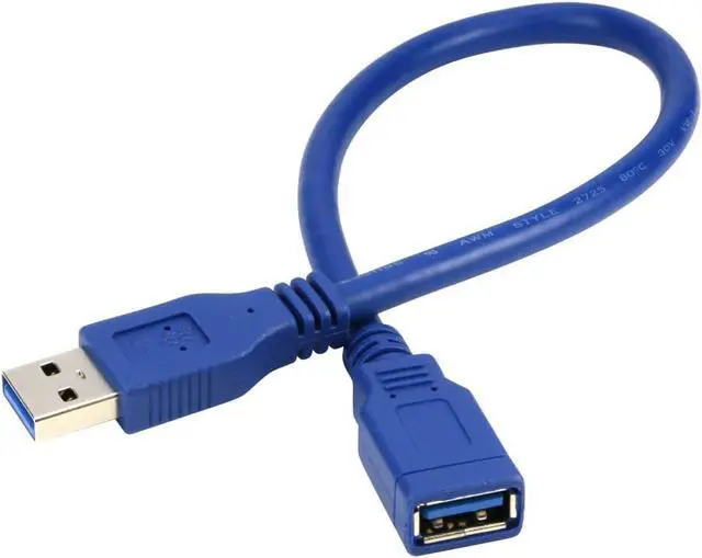 Alt view image 3 of 7 - Short USB 3.0 Extension Cable USB-A Extender Male to Female 5Gbps (1FT,2-Pack)