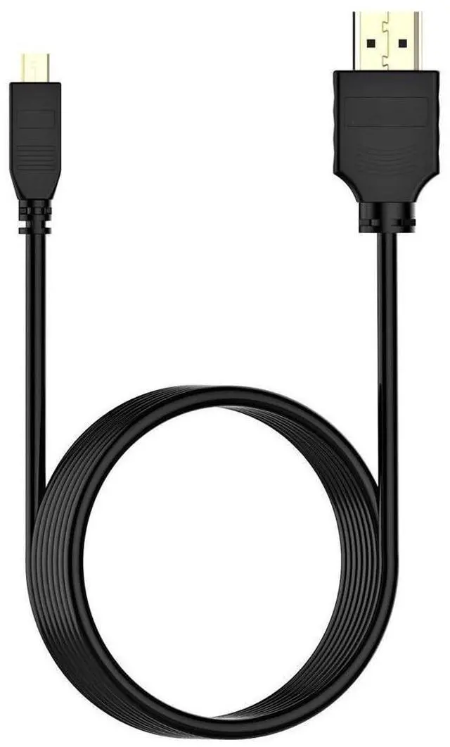Alt view image 7 of 7 - Micro HDMI to HDMI Cable,  High-Speed HDMI to Micro HDMI HDTV Cable - 3.3FT Supports Ethernet, 3D, 4K and Audio Return