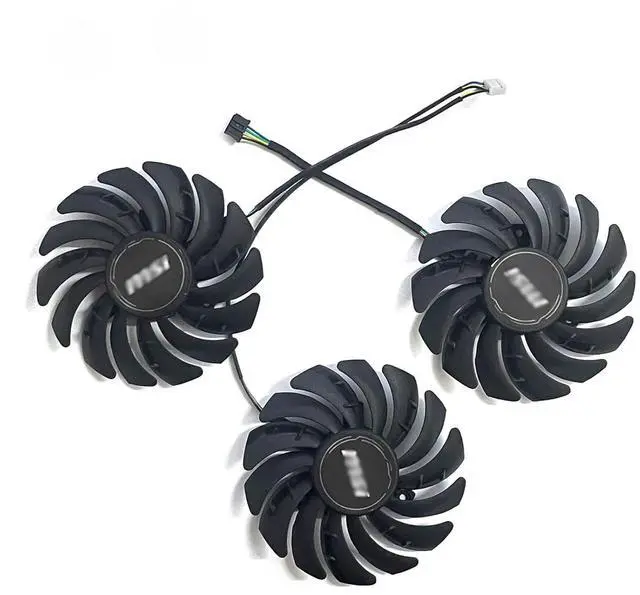 Alt view image 4 of 4 - 85mm 4pin PLD09210S12HH 85mm RTX3080 Cooler M.SI Geforce RTX 3060 Ti 3070 3080 3090 Ventus 3X Gaming Graphics Card Fan