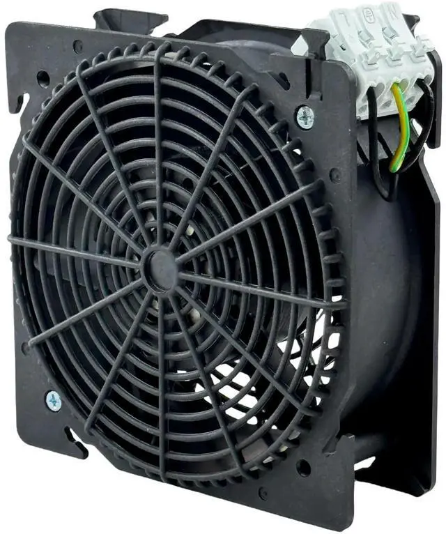 Alt view image 5 of 7 - DV4600-492 Cabinet Compact Cooling Fan 115V 18/19W 220/240mA 12CM 120×120×38mm 3100RPM 2-Wire Axial Flow Fan for Rittal Cabinet