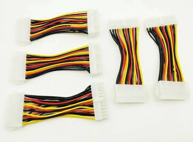 Main image of 5PCS 20P to 24P Power Cable 20 pin to 24 pin Motherboard Power Adapter Convert Cable Computer Accessories Computer Cables for PC 14CM