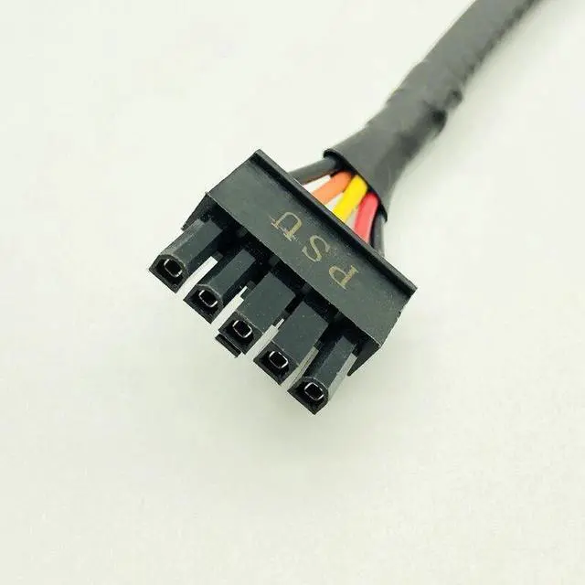 Alt view image 2 of 6 - Black Sleeved 5Pin to 3*SATA Modular Power Supply Cables Adapter PSU SATA Power Cable for OCZ ZT/GreatWall 88CM