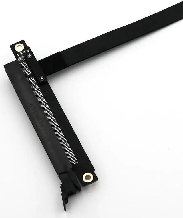 Alt view image 5 of 6 - PCIE 1X TO 16X Flexible Extension Cable PCI Express 1 to 16 X Adapter PCIE Riser Card Extender SATA to IDE 4Pin Power for Mining